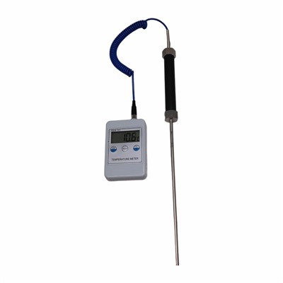 Koppar smält metall termometer